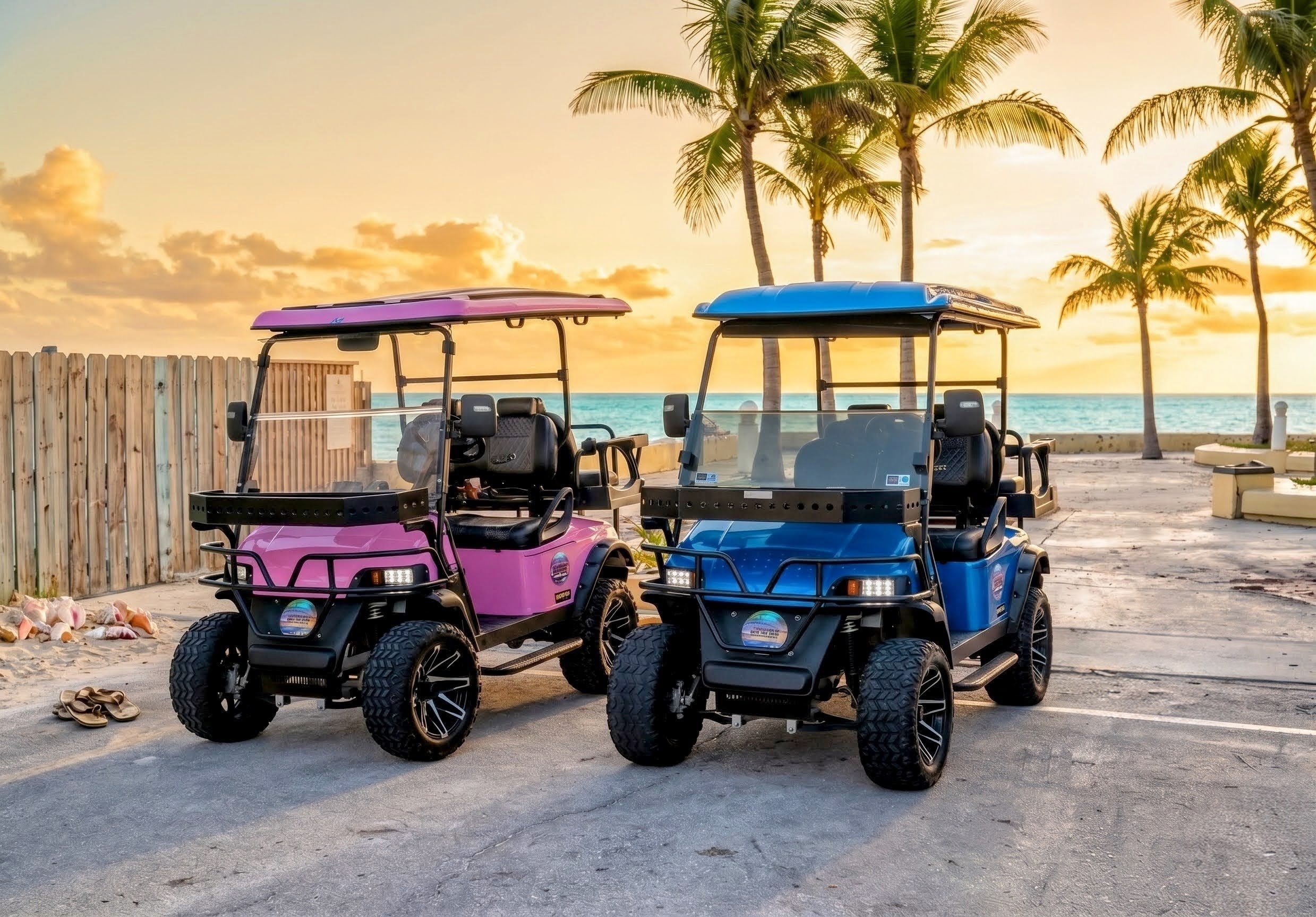 4-Passenger Electric Golf Cart